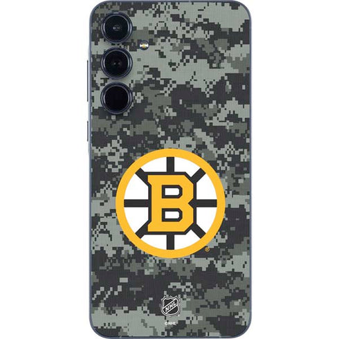 NHL Boston Bruins Camo Galaxy A35 5G Skin